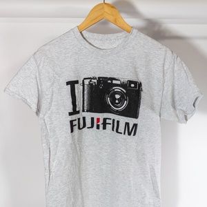 I Love Fujifilm Shirt (Grey) (Medium)